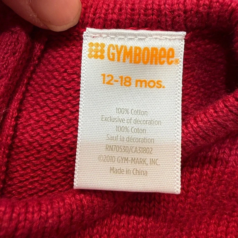 Gymboree Red Gingerbread Girl Sweater Dress Christmas Holiday 12‎ 18 Months